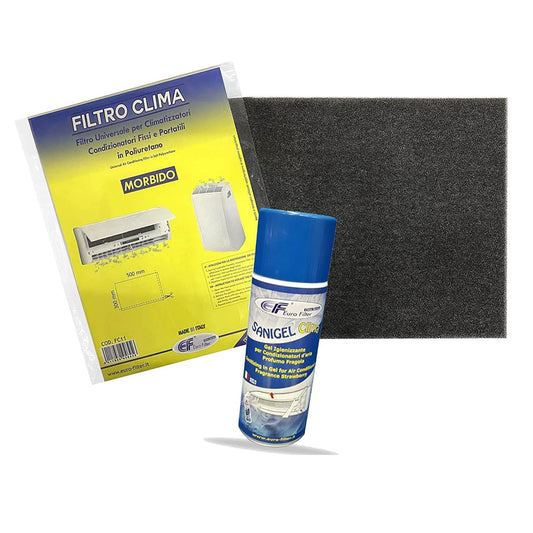 Bundle Filtro Universale Condizionatore Fissi e Portatili + Spray Igienizzante