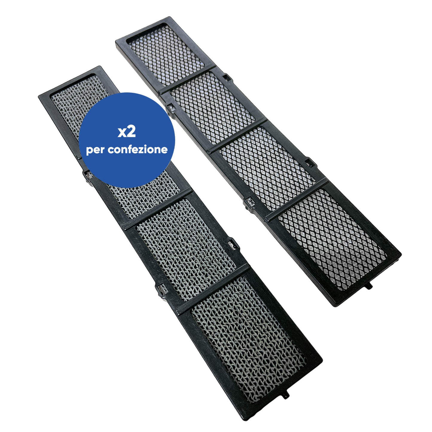 Filtro Condizionatore FUJITSU FU002 285x56 (mm) x1 Elettrostatico + x1 Catalitico con Telaio
