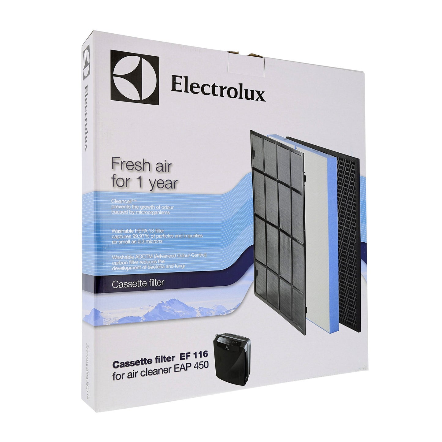 Electrolux 9001676544 EF116 Filtro Cassetta per Filtro dell'Aria Air Cleaner EAP450